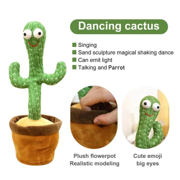 Tree Cactus Plush Toy For Children, Kids Or Toddlers – With Box